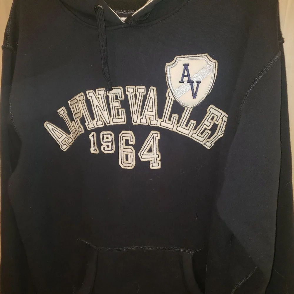 Mens sz M Alpine Valley 1964 Vintage Ski Sweatshirt - Picture 2 of 5